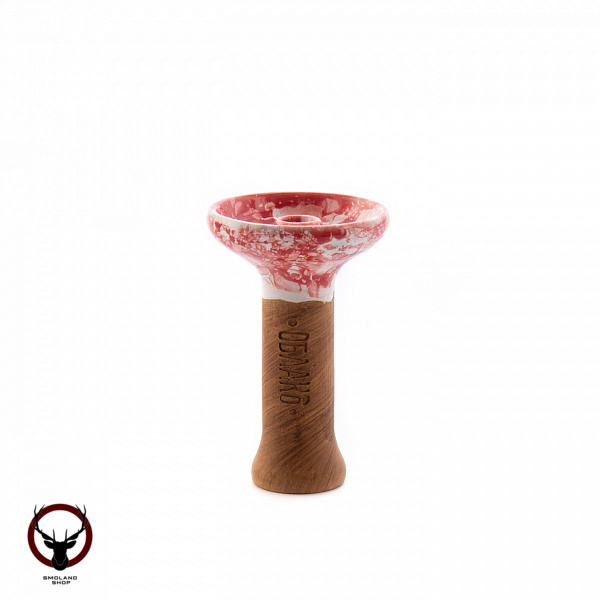 Чашка Облако Phunnel M Glaze Top 73 красно-белый мрамор