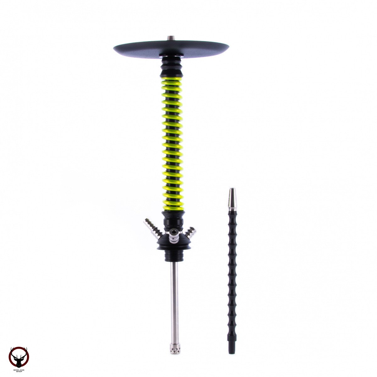 Кальян MAMAY CUSTOMS Coilovers чёрно-зелёный ф (без колбы)