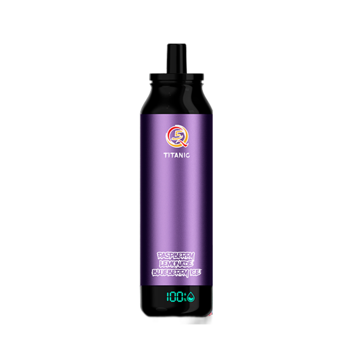 Эл. сиг. Q5 TITANIC 14000 Малиновый лимонад Черничный лед /Raspberry Lemonade Blueberry Ice 2 %