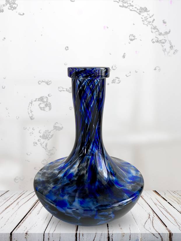 Колба Vessel Glass Сфера крошка черно-синяя