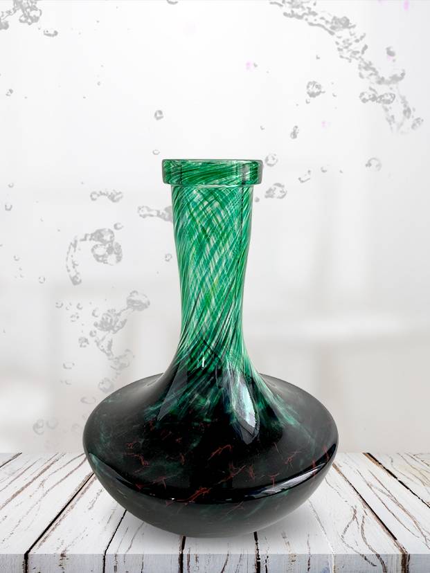 Колба Vessel Glass Сфера крошка черно-зеленая