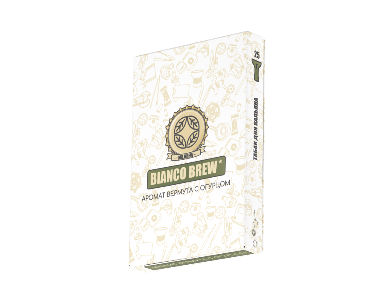 Табак Mr.Brew - Bianco Brew (Аромат Вермута с Огурцом) 25 гр.